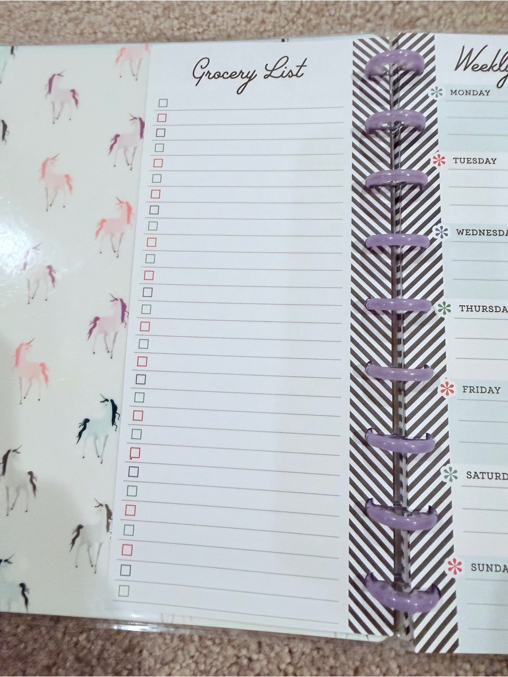 Happy Planner BIG Wellness Health Planner Bundle Stickers Purple Discs - Picture 4 of 13